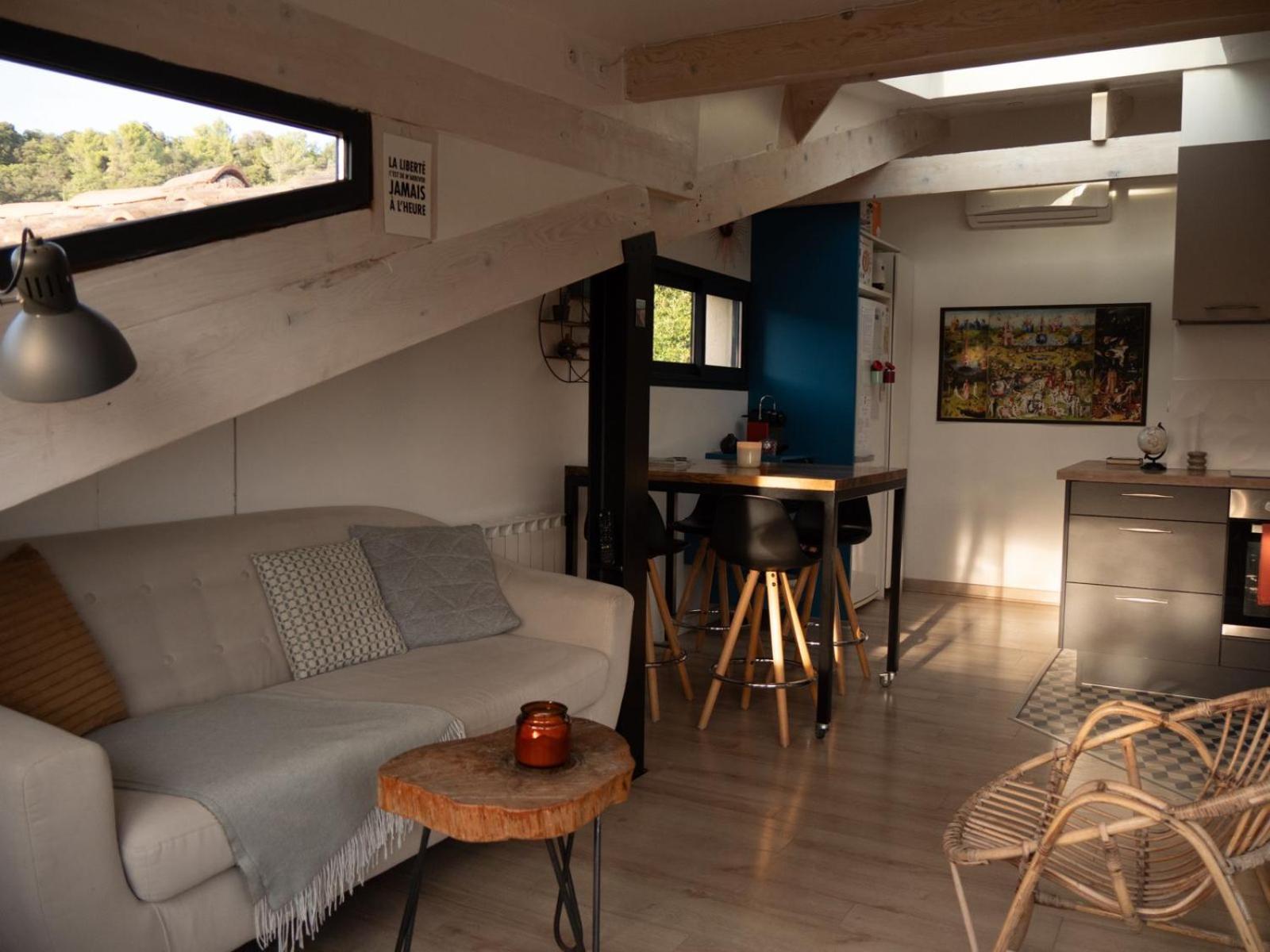 Appartement sur les toits, très jolie vue Provence Gréoux-les-Bains Extérieur photo